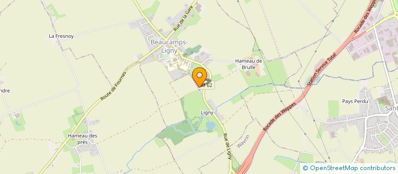 localisation de l'entreprise 811 065 127   BEAUCAMPS-LIGNY