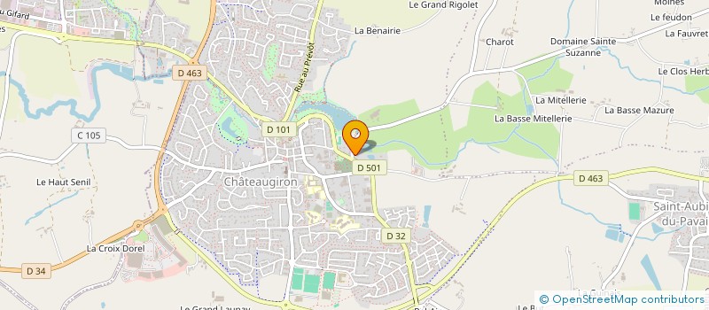 localisation de l'entreprise 811 076 587   CHATEAUGIRON