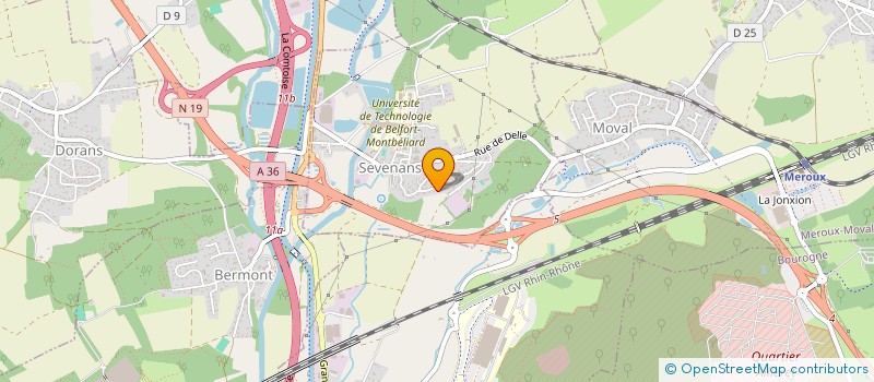 localisation de l'entreprise 811 086 644 à SEVENANS