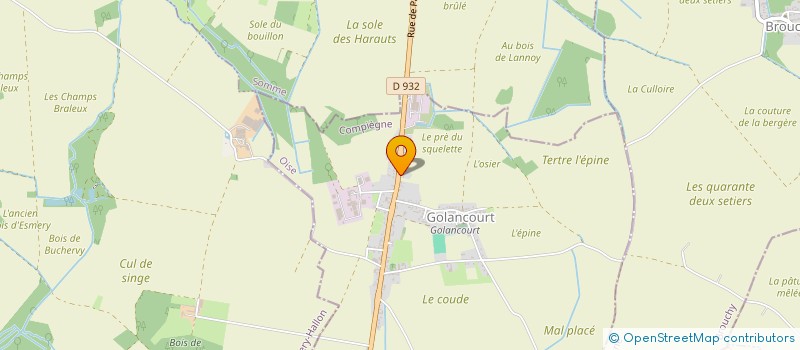 localisation de l'entreprise 811 090 711   GOLANCOURT