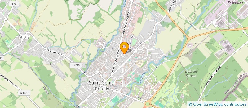 localisation de l'entreprise 811 119 981 à SAINT-GENIS-POUILLY