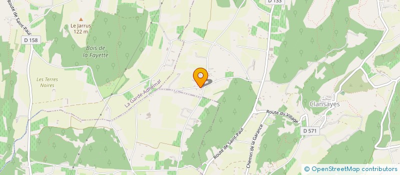 localisation de l'entreprise 811 122 308   CLANSAYES