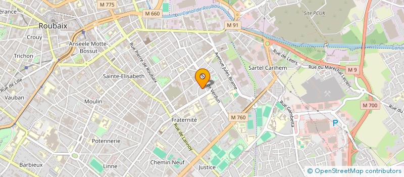 localisation de l'entreprise 811 157 643   WATTRELOS