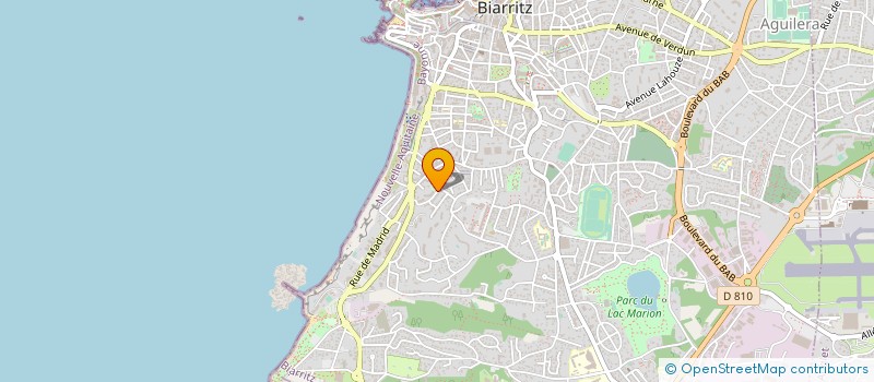 localisation de l'entreprise 811 163 476  à BIARRITZ