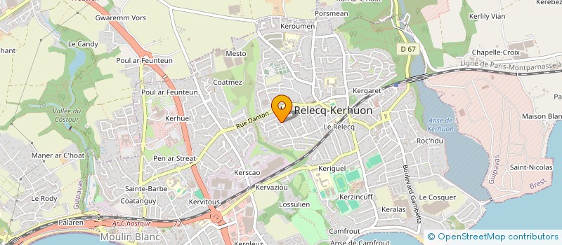 localisation de l'entreprise 811 202 910   LE RELECQ-KERHUON