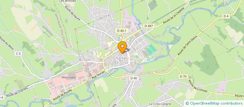 localisation de l'entreprise 811 203 868   CHARLIEU