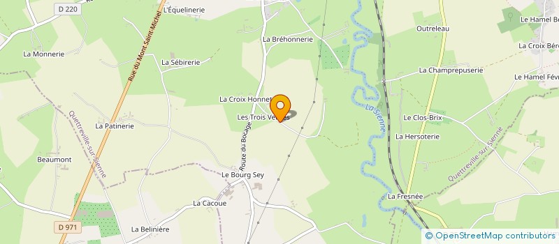 localisation de l'entreprise 811 221 910   QUETTREVILLE-SUR-SIENNE