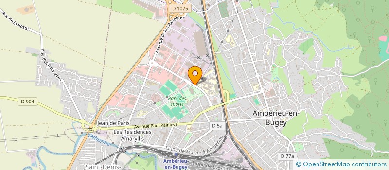 localisation de l'entreprise 811 222 090   AMBERIEU-EN-BUGEY