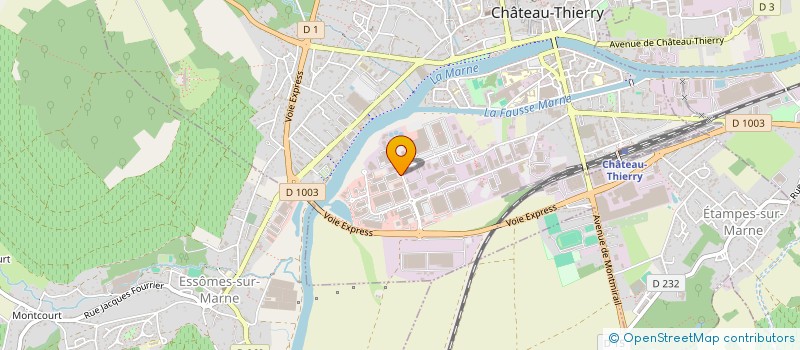 localisation de l'entreprise 811 245 190   CHATEAU THIERRY