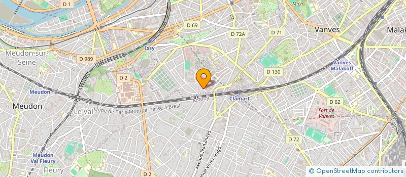 localisation de l'entreprise 811 254 549 à ISSY-LES-MOULINEAUX