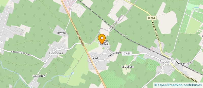 localisation de l'entreprise 811 259 449   SAINT-GERMAIN-D'ESTEUIL