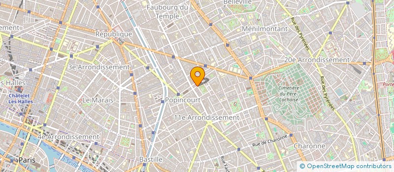 localisation de l'entreprise 811 282 581  à BOIS-COLOMBES