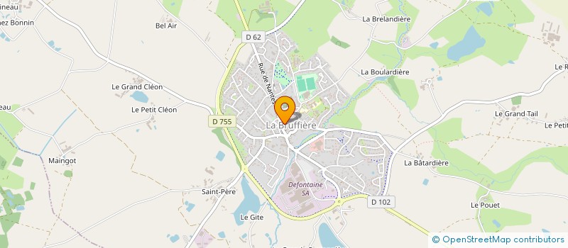 localisation de l'entreprise 811 325 596   LA BRUFFIERE