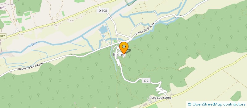 localisation de l'entreprise 811 333 525   BRUNET