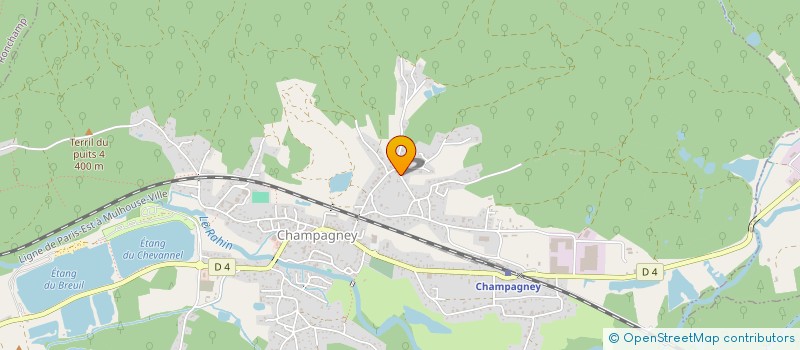 localisation de l'entreprise 811 335 652   CHAMPAGNEY