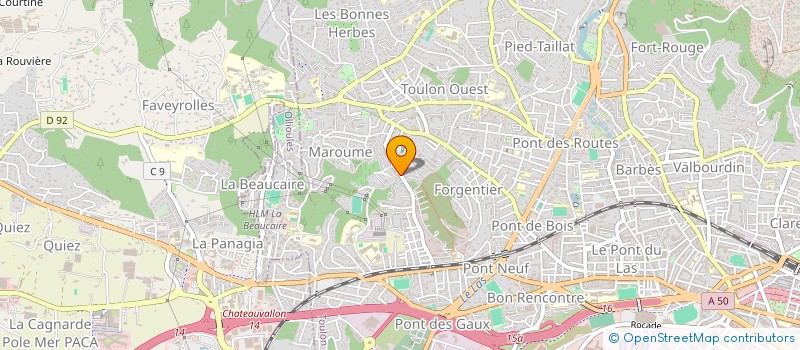 localisation de l'entreprise 811 388 503   TOULON