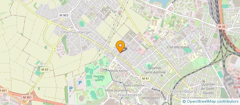 localisation de l'entreprise 811 411 032   OBERHAUSBERGEN