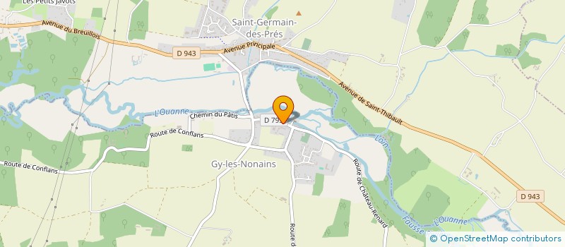 localisation de l'entreprise 811 459 593 à FERRIERES-EN-GATINAIS