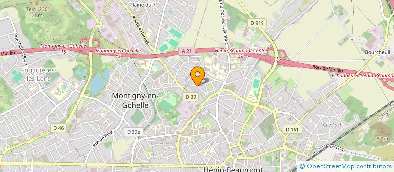 localisation de l'entreprise 811 468 750 à HENIN-BEAUMONT