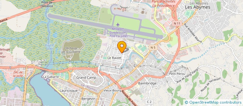 localisation de l'entreprise 811 485 770 à LES ABYMES