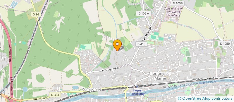 localisation de l'entreprise 811 506 948   THORIGNY-SUR-MARNE