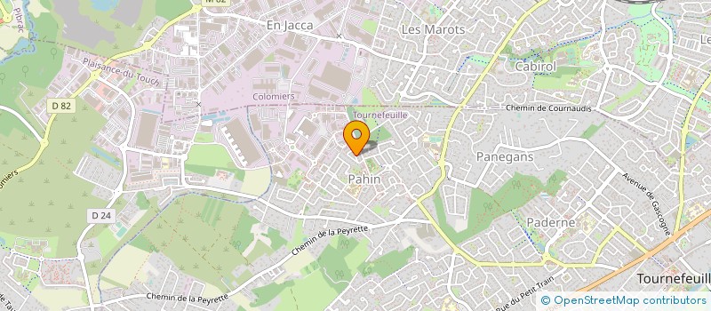 localisation de l'entreprise 811 554 815 à TOURNEFEUILLE