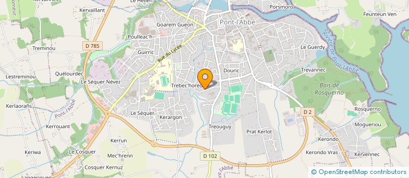 localisation de l'entreprise 811 606 938  à QUIMPER