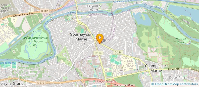 localisation de l'entreprise 811 676 238   CHAMPS-SUR-MARNE