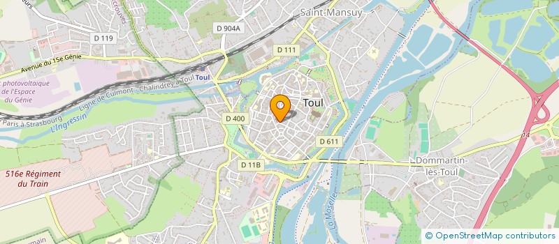 localisation de l'entreprise 811 698 679   TOUL