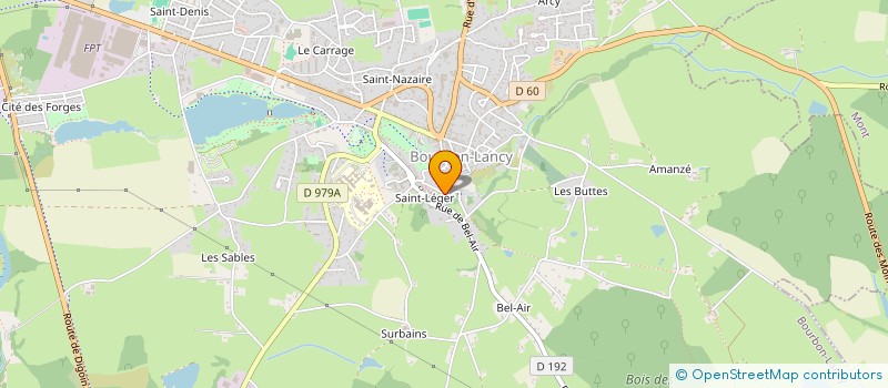 localisation de l'entreprise 811 707 686   BOURBON-LANCY