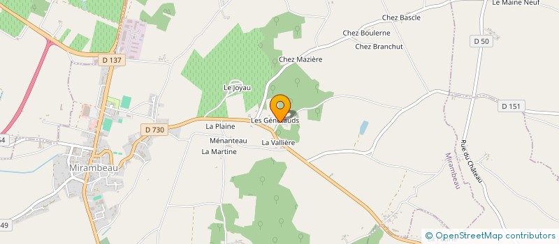 localisation de l'entreprise 811 713 148   FLEAC-SUR-SEUGNE