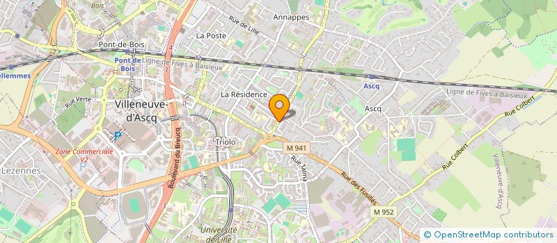 localisation de l'entreprise 811 737 741  à VILLENEUVE-D'ASCQ