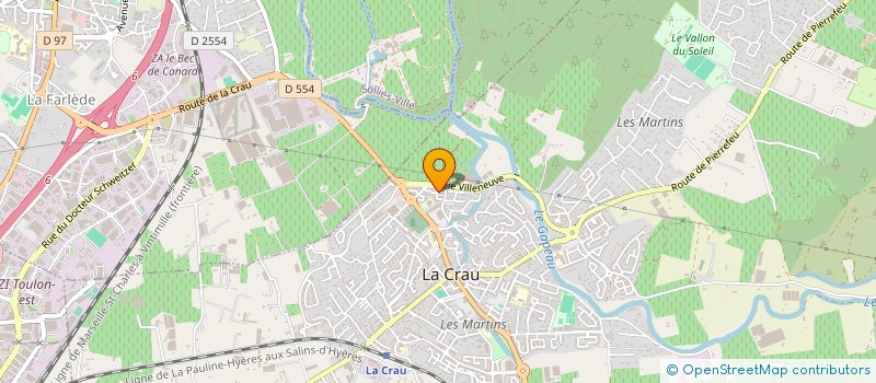 localisation de l'entreprise 811 746 353   LA CRAU