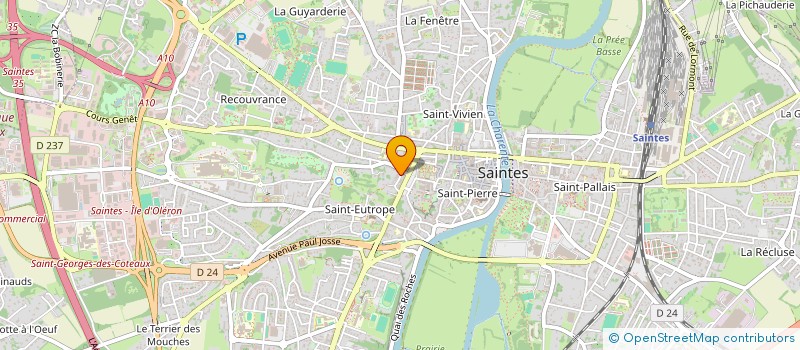 localisation de l'entreprise 811 751 072   SAINTES