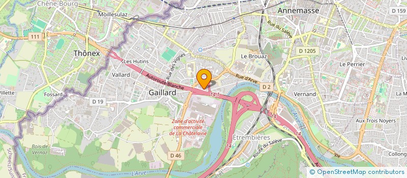 localisation de l'entreprise 811 765 593   GAILLARD