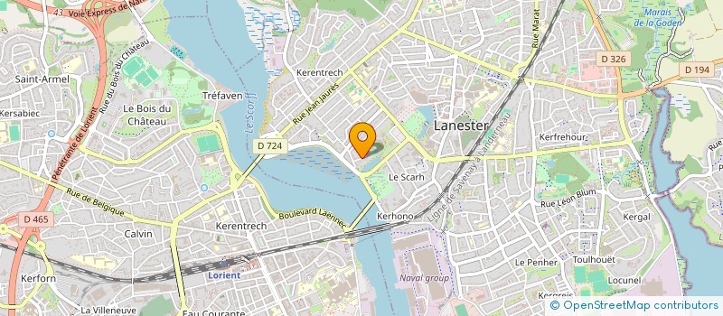 localisation de l'entreprise 811 800 929   LORIENT