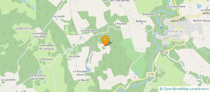 localisation de l'entreprise 811 820 786   LADIGNAC-LE-LONG