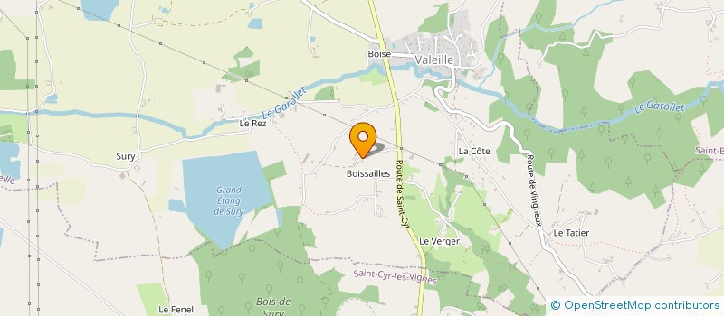 localisation de l'entreprise 811 834 662   VALEILLE