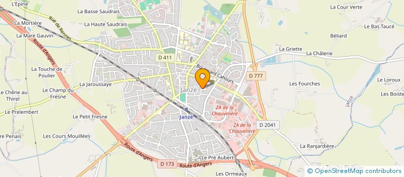 localisation de l'entreprise 811 846 658   JANZE