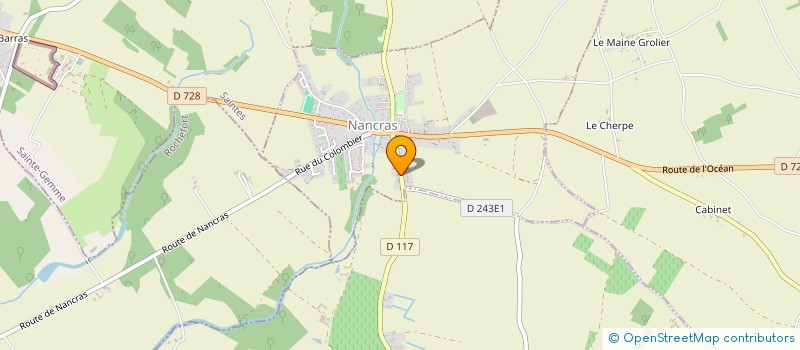 localisation de l'entreprise 811 873 413   NANCRAS