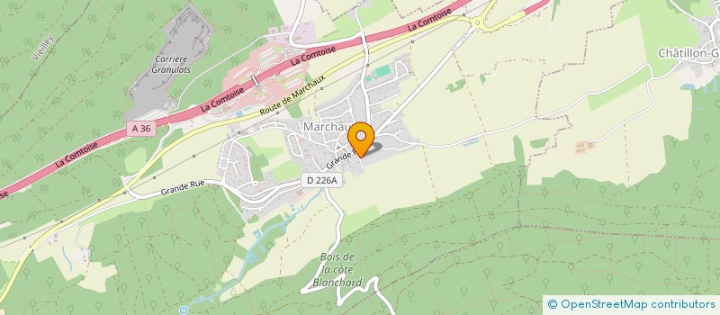 localisation de l'entreprise 812 003 093   MARCHAUX-CHAUDEFONTAINE