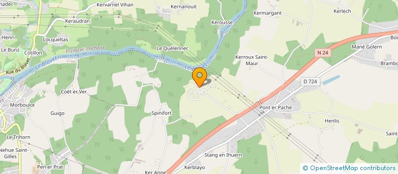 localisation de l'entreprise 812 125 458 à HENNEBONT