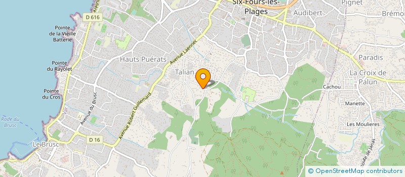 localisation de l'entreprise 812 157 071 à SIX-FOURS-LES-PLAGES
