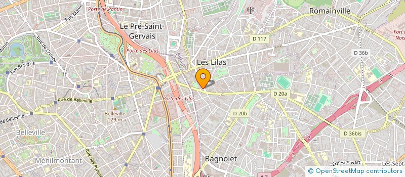 localisation de l'entreprise 812 206 480 à LES LILAS