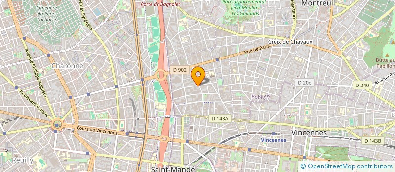 localisation de l'entreprise 812 233 567 à BAGNOLET