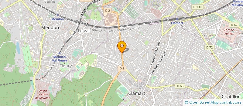 localisation de l'entreprise 812 258 879 à CLAMART