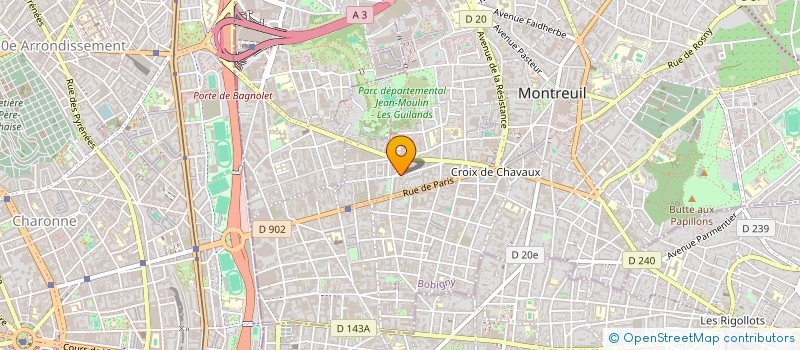 localisation de l'entreprise 812 260 008 à MONTREUIL