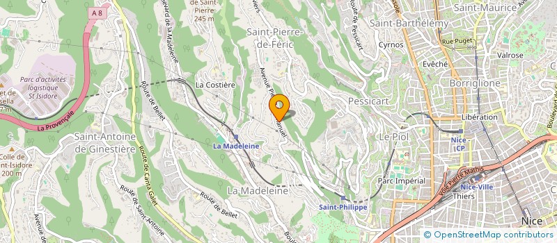 localisation de l'entreprise 812 262 038 à NICE