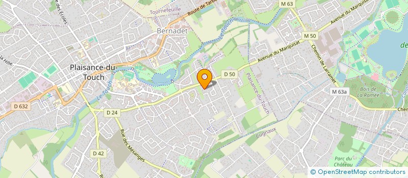 localisation de l'entreprise 812 294 528   PLAISANCE-DU-TOUCH