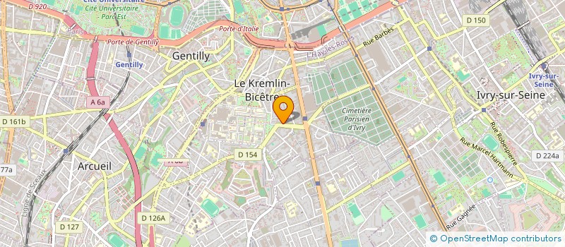 localisation de l'entreprise 812 294 957   LE KREMLIN-BICETRE